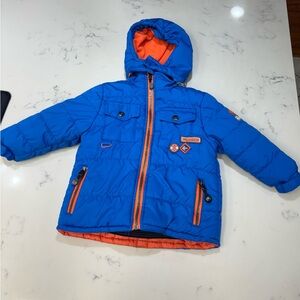 Blue and Orange Kids Jacket